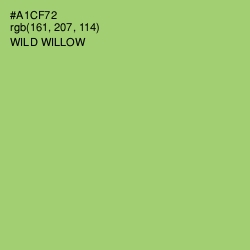 #A1CF72 - Wild Willow Color Image