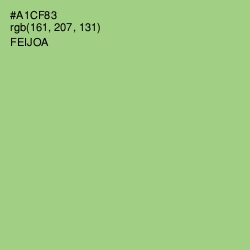#A1CF83 - Feijoa Color Image