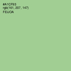 #A1CF93 - Feijoa Color Image