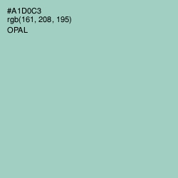 #A1D0C3 - Opal Color Image