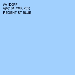 #A1D0FF - Regent St Blue Color Image