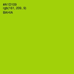 #A1D109 - Bahia Color Image