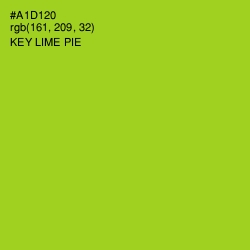 #A1D120 - Key Lime Pie Color Image