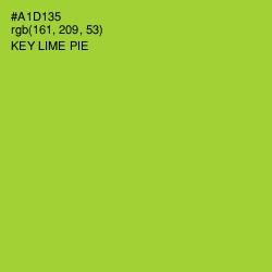 #A1D135 - Key Lime Pie Color Image