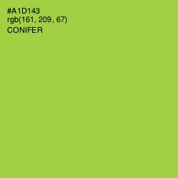 #A1D143 - Conifer Color Image