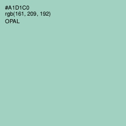 #A1D1C0 - Opal Color Image