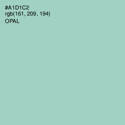 #A1D1C2 - Opal Color Image