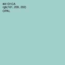 #A1D1CA - Opal Color Image