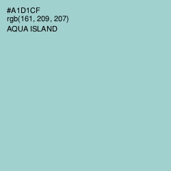 #A1D1CF - Aqua Island Color Image