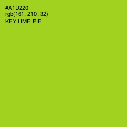 #A1D220 - Key Lime Pie Color Image