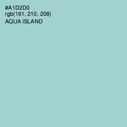#A1D2D0 - Aqua Island Color Image