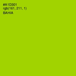 #A1D301 - Bahia Color Image