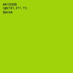 #A1D30B - Bahia Color Image