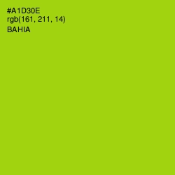 #A1D30E - Bahia Color Image