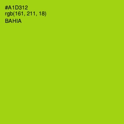 #A1D312 - Bahia Color Image