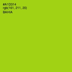 #A1D314 - Bahia Color Image