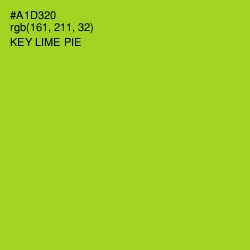 #A1D320 - Key Lime Pie Color Image