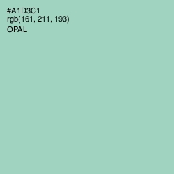 #A1D3C1 - Opal Color Image