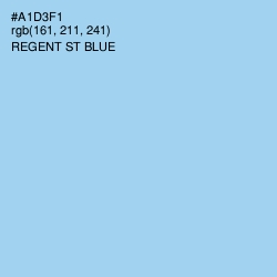 #A1D3F1 - Regent St Blue Color Image