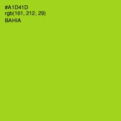#A1D41D - Bahia Color Image