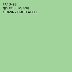 #A1D49B - Granny Smith Apple Color Image