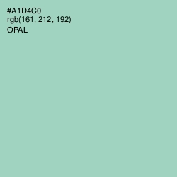 #A1D4C0 - Opal Color Image