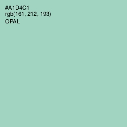 #A1D4C1 - Opal Color Image