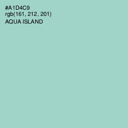 #A1D4C9 - Aqua Island Color Image