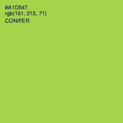#A1D547 - Conifer Color Image