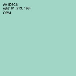 #A1D5C6 - Opal Color Image