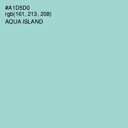 #A1D5D0 - Aqua Island Color Image