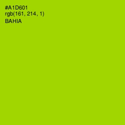 #A1D601 - Bahia Color Image