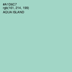 #A1D6C7 - Aqua Island Color Image