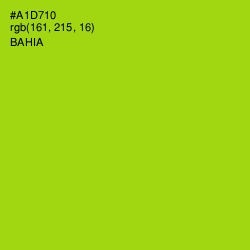 #A1D710 - Bahia Color Image