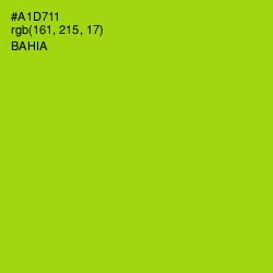 #A1D711 - Bahia Color Image