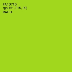 #A1D71D - Bahia Color Image