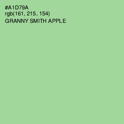 #A1D79A - Granny Smith Apple Color Image