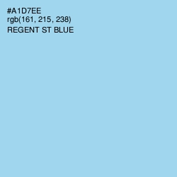 #A1D7EE - Regent St Blue Color Image