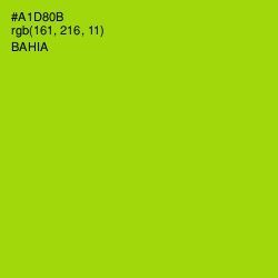 #A1D80B - Bahia Color Image