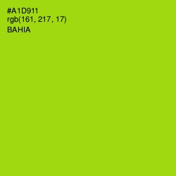 #A1D911 - Bahia Color Image
