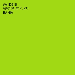 #A1D915 - Bahia Color Image