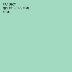 #A1D9C1 - Opal Color Image