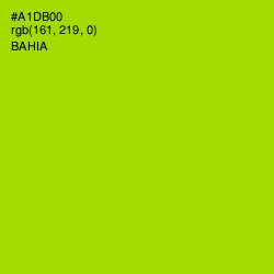 #A1DB00 - Bahia Color Image