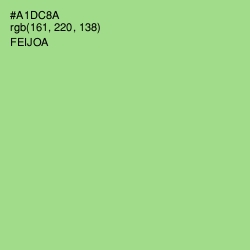 #A1DC8A - Feijoa Color Image