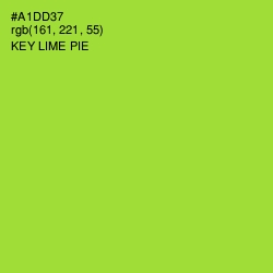 #A1DD37 - Key Lime Pie Color Image