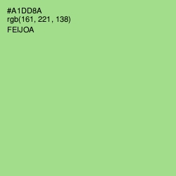 #A1DD8A - Feijoa Color Image