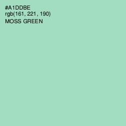 #A1DDBE - Moss Green Color Image