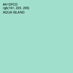 #A1DFCD - Aqua Island Color Image