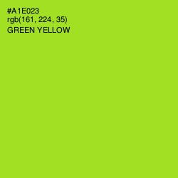 #A1E023 - Green Yellow Color Image