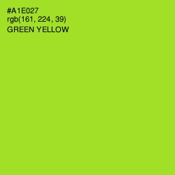 #A1E027 - Green Yellow Color Image